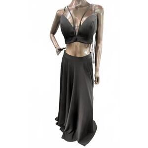 NEW JADORE women's two piece dress in black